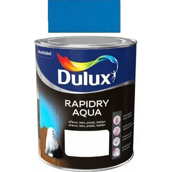 barva a nátěr na dřevo Dulux Rapidry Aqua 0,75 l tmavě modrý ( )