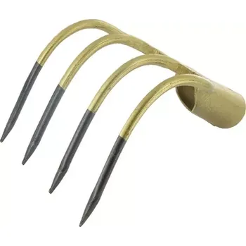 Vidle Kopáč na hnůj Atlas bez násady 4 hroty (KP-844450) (Kopáč na hnůj Atlas bez násady kovový se 4 hroty, 170 x 130 mm. Barva bronzová. Tento kopáč na hnůj je také široce používán v zeleninových zahradách, aby udržoval půdu otevřenou a rozbíjel hrudky.)