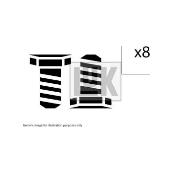 Setrvačník motoru Šrouby setrvačníku 8ks Renault SCÉNIC III (JZ0/1_) - LUK