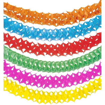 Girlanda papírová Barva: Červená