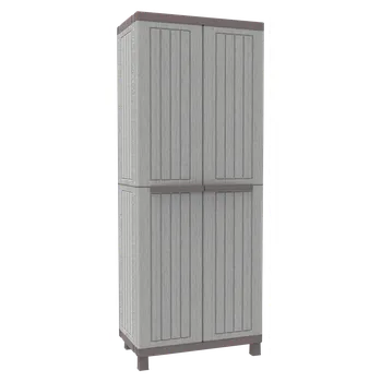 Dílenská skříň C-Wood 3680, 170 × 68 × 39 cm, plast, šedá&nbsp;1102813