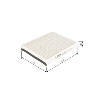 Kabinový filtr Kabinový filtr Volvo V40 Šikmá zadní část (525) Bosch - T2GTDi, T2, T3, T3GTDi, T4GTDi, -