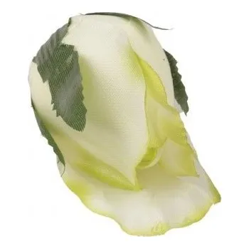 umělá květina Růže poupě (hlava) 7 cm, světle zelená