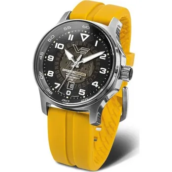 Hodinky Vostok Europe Expedition South Pole Automatic Line YN55-592A758S - Žlutý silikonový řemínek + 5 let záruka a dárek ZDARMA