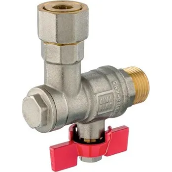 Vodovodní kohout Kulový kohout MF 3/4", rohový s filtrem, motýl, voda, Novaservis KFMF2SGK