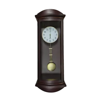 Hodiny JVD Rádiem řízené kyvadlové skříňové dřevěné hodiny JVD NR24020/23 (Rádiem řízený čas z Frankfurtu n. M. (RCC))