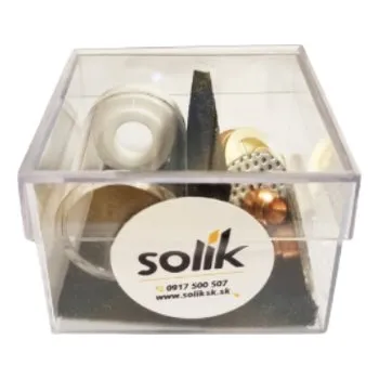 Stavební hořák Sada skleněná hubice jumbo 1,6 mm/2,4 mm TIG 17/18/26 (svařování titanu)