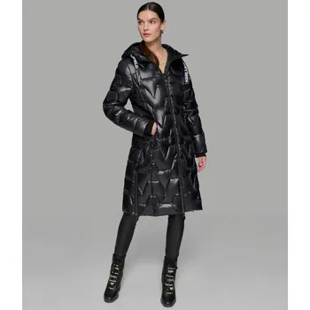 KARL LAGERFELD dámská zimní,péřová bunda CHEVRON černá XL