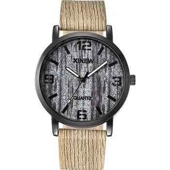 Hodinky Dámské hodinky s dřevěným vzorem - P