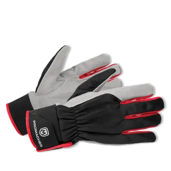 Pracovní rukavice Pracovní rukavice CARPOS VELCRO šedo/červené (12 ks), XL