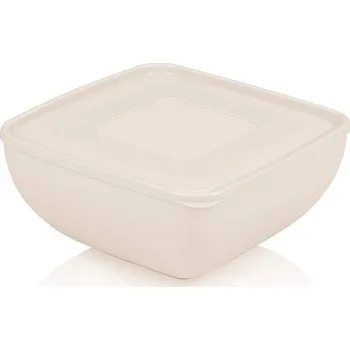 BANQUET Miska plastová univerzální QUARTET 4000 ml s víkem béžová
