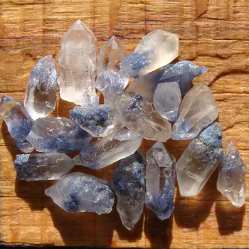 Přírodní kámen Dumortierit v křišťálu (rarita), , skladem