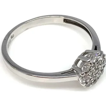 Prsten Diante Zlatý prsten s bílým kamenem 59622485