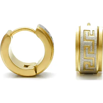 Náušnice Ocelové náušnice 14 mm Ceriel - Zlatá