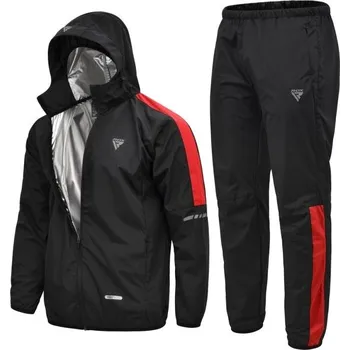 Sauna souprava RDX SAUNA SUIT H1 XXL Černá, Červená