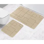 SADA BANY 60x100 + 60x50 cm - bez výkroje Smetanová 760/005 sada 60x100, 60x50 cm