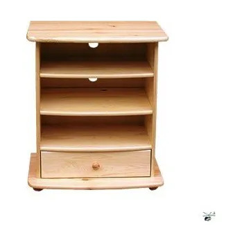 Televizní stolek TV stolek 04 - masiv borovice Odstín: Borovice přírodní