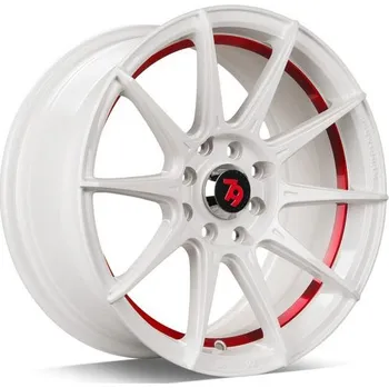 Alu kolo Seventy9 Alu Kola Seventy9 SCF-F 7x15 4x100 ET35 White Matt Red Inner Lip 67.1