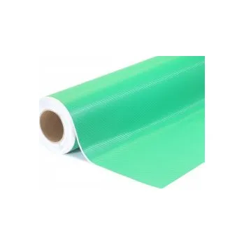 Polep vozidla 3D Karbonová zelená s větší strukturou auto wrap fólie 152x1500cm - interiér/exteriér