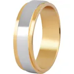 Beneto Pánský bicolor snubní prsten z oceli SPP05 70 mm + 2 měsíce na vrácení zboží