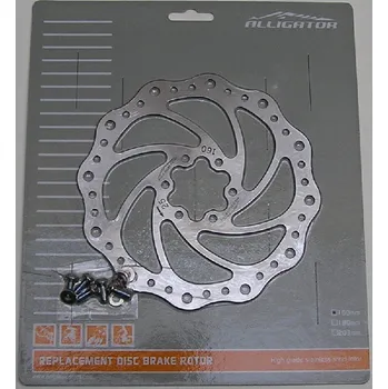 Brzda na kolo brzdový kotouč ALIGATOR Onda 160mm/6děr