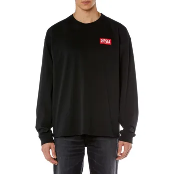 Pánské tričko TRIČKO DIESEL T-BOXT-LS-LAB T-SHIRT BLACK 1