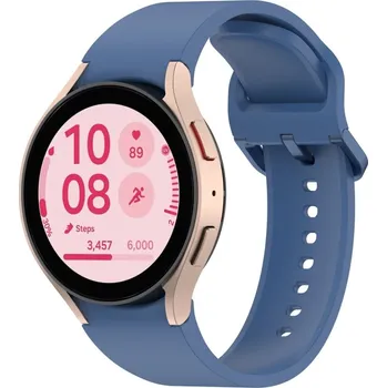 Ostatní příslušenství k chytrým hodinkám eses Silikonový řemínek pro Samsung Galaxy Watch 4, 5, 6, 7, FE - Modrý, OneClick