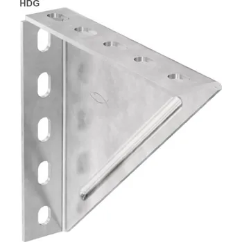 Tesařské kování Úhelník konzolový WK 200/200/4mm HDG