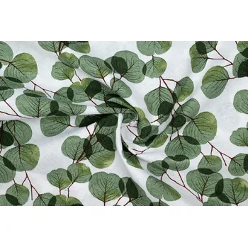 Bavlna režná zelené listy