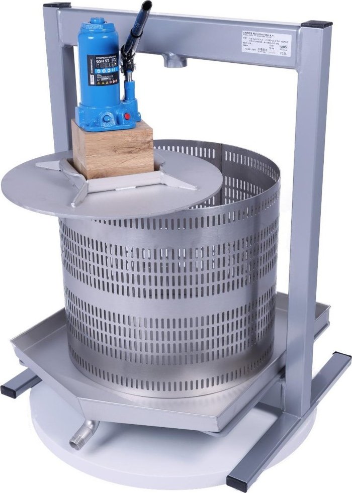 Lis na ovoce Hydraulic 50 l nerez