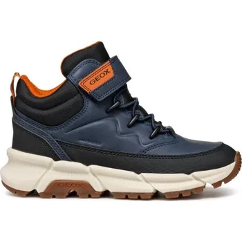 Chlapecká obuv Chlapecké kotníkové boty Geox J FLEXYPER PLUS B ABX G 34 Tmavě modrá, Černá, Oranžová, Béžová