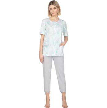 Pánské pyžamo Dámské pyžamo 657 green - REGINA Zelená L