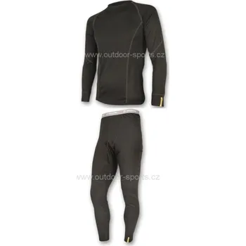Set pánského termoprádla SENSOR MERINO M set dl. rukáv + nohav. černá Velikost: S