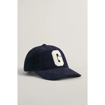 Kšiltovka KŠILTOVKA GANT G BADGE WASHED CORD CAP EVENING BLUE
