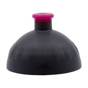 Láhev Zdravá láhev - víčko antracit/zátka fialová 674