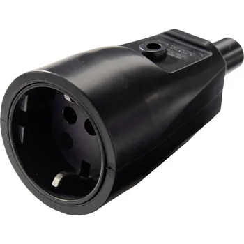 Elektrická zásuvka Martin Kaiser 551/sw zásuvka PVC 250 V černá IP20