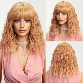 Paruka Sluneční blond mikádo paruka Canada s ofinou