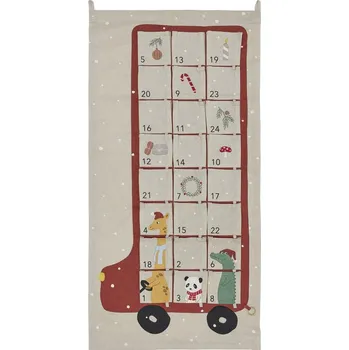 Kalendář OYOY Living Design OYOY Adventní kalendář Autobus OYOY Bus Christmas Calendar