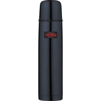 Termoska Thermos Mountain FBB Termoska s tlačítkovým uzávěrem a šálkem - tmavě modrá, 0,75 l