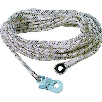 Lany Bezpečnostní lano AC 100 s karabinou, 50 m