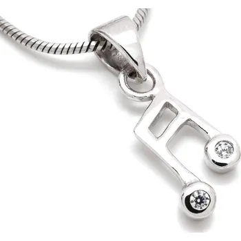 Přívěsek Stříbrný přívěsek nota Lijana