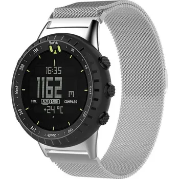 eses Milánský tah pro Suunto Core - Stříbrný, 20 mm