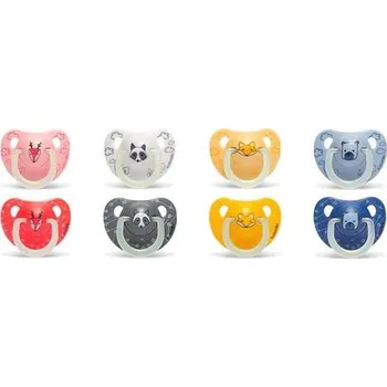 dudlíky SUAVINEX | ŠIDÍTKO DEN&NOC Anatomické SILIKON 6-18 m - 2 ks