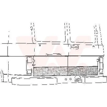 Dveře karosérie Zadní dveře VAN WEZEL 5858149