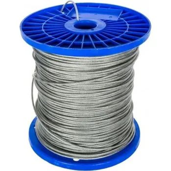 Lano Ocelové Lano V Pvc Plášti 2/3mm 1mb MZR 51163