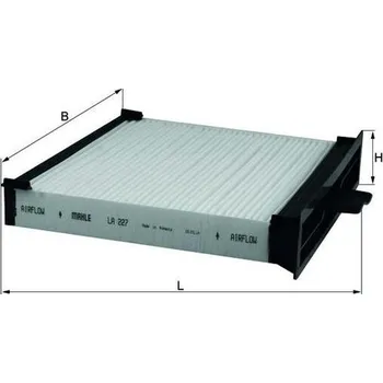 Kabinový filtr Filtr, vzduch v interiéru KNECHT LA 227