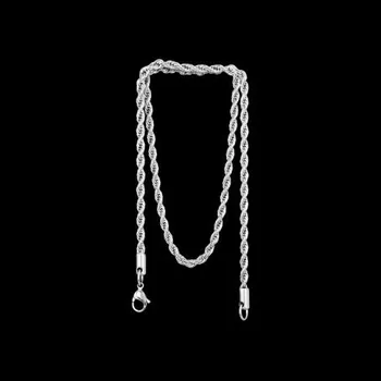 Řetízek Řetízek nerezová ocel TWIST 55cm/4mm KOPP Velikost: UNI
