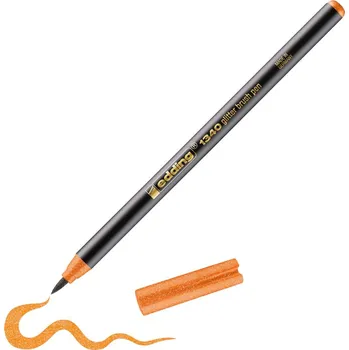 Štětcový popisovač Edding 1340, třpytivě oranžový