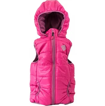 Dívčí vesta PIDILIDI PD1085-01 Holka růžová