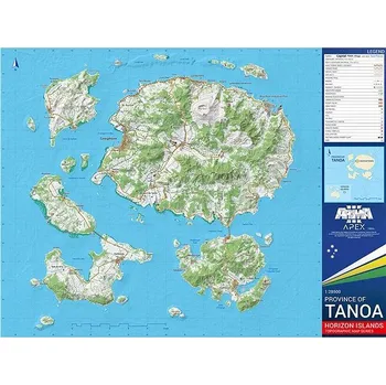 Plakát Arma 3 Apex Printed Map